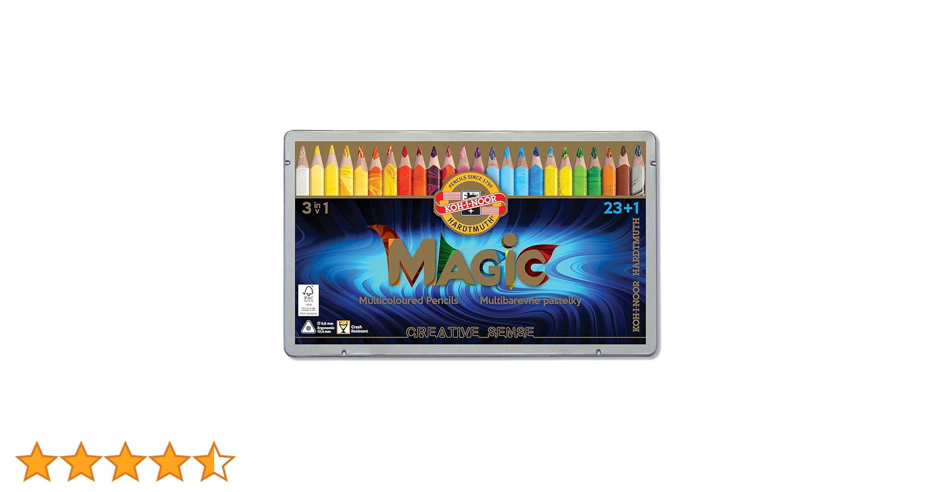 コヒノール　色鉛筆　マジックペンシル　24色 Amazon.co.jp: コヒノール 色鉛筆 マジックペンシル 24色セット